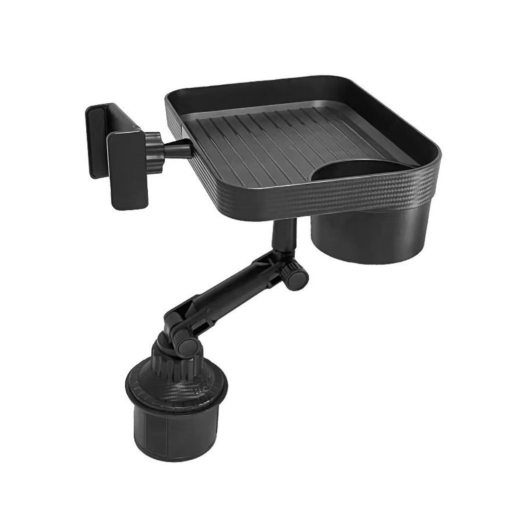 Plateau et Porte-Gobelet avec Support Téléphone pour Voiture – حامل مأكولات ومشروبات مع موضع للهاتف - الصورة 4