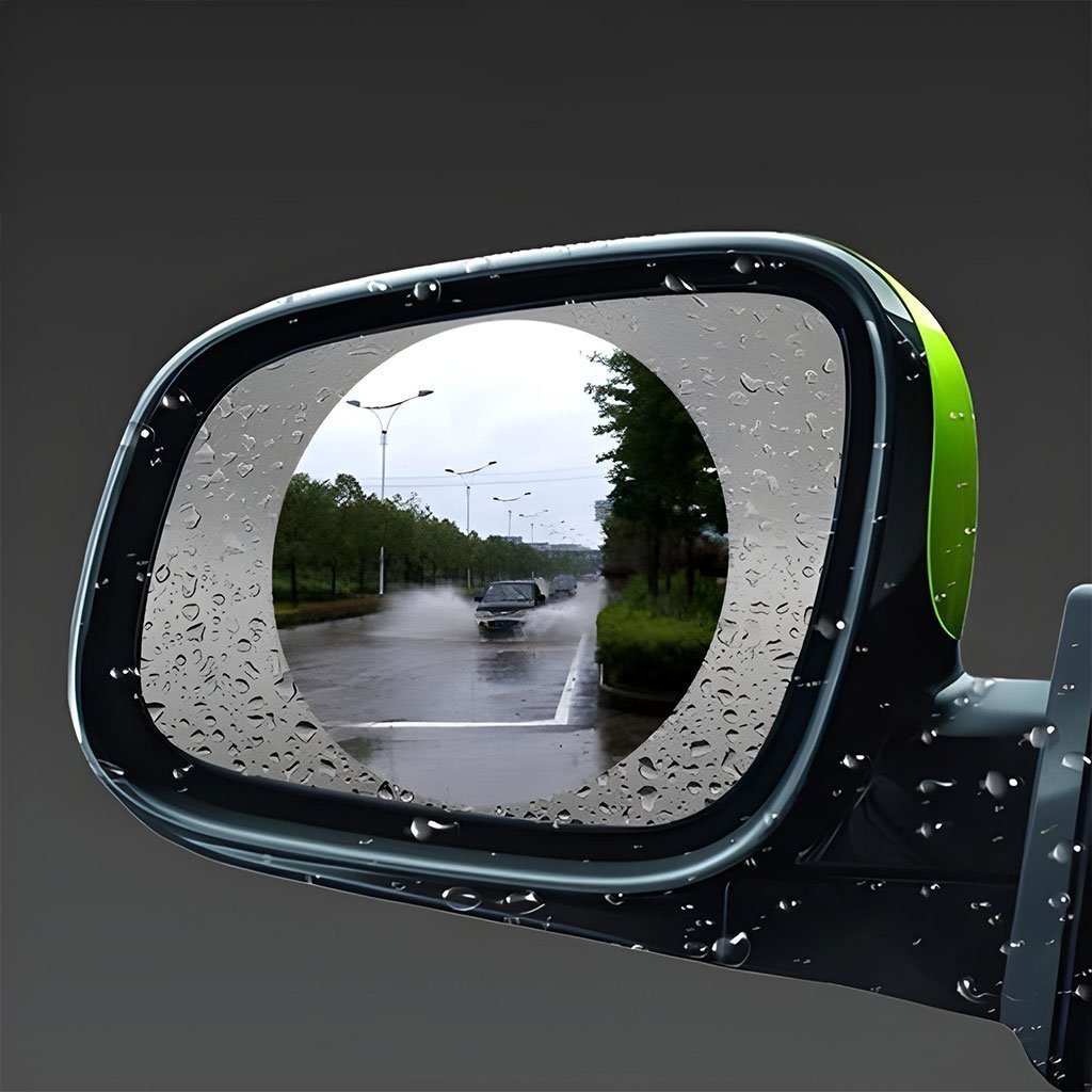 Film de Rétroviseur étanche Anti-Buée pour Voitures 2Pcs – ملصقات مرآة جانبية للسيارة - الصورة 3
