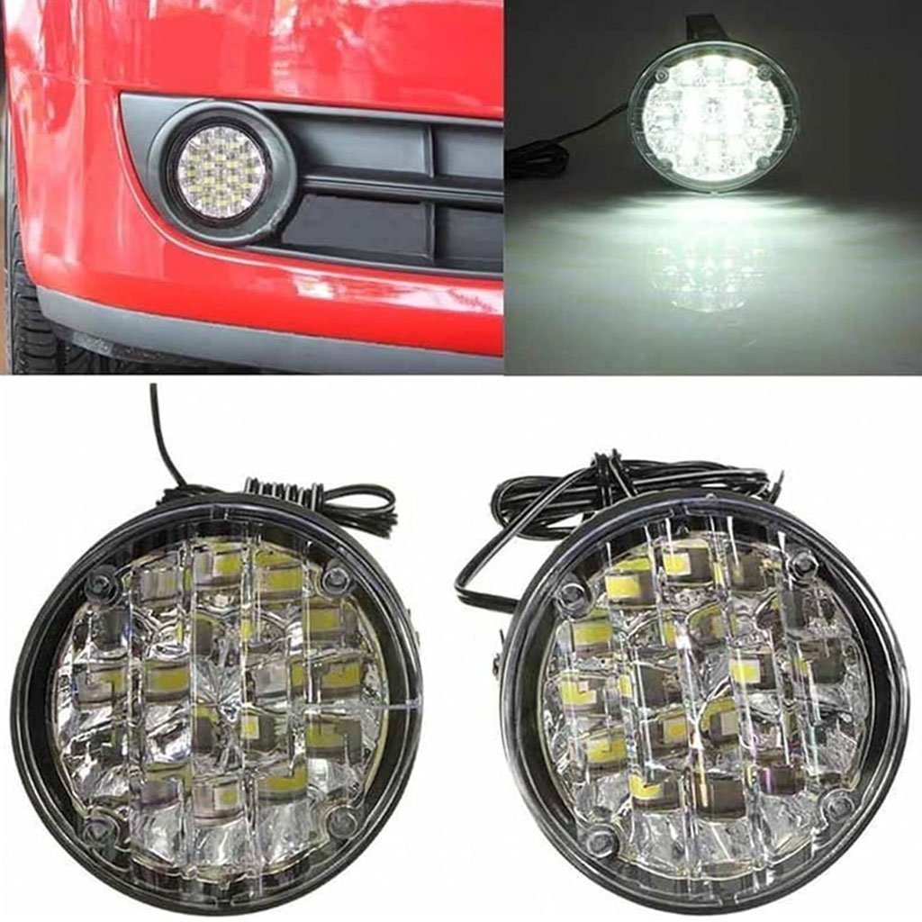 Feux Antibrouillard 2 Pièces 12V 18LED Pour Toutes Les Voitures - الصورة 5