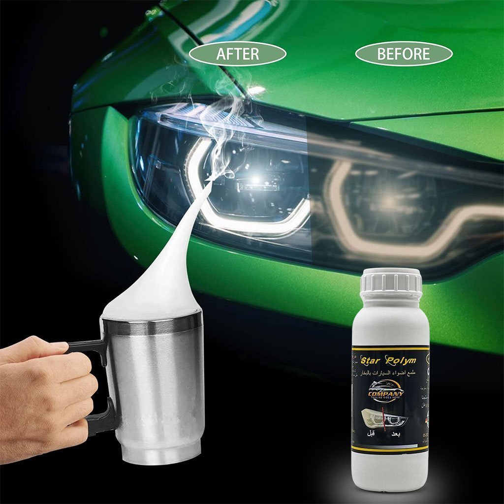 Polish Rénovateur pour Phares Nettoyage et Brillance Instantanée Capacité 1L – ملمع أضواء السيارات - الصورة 2