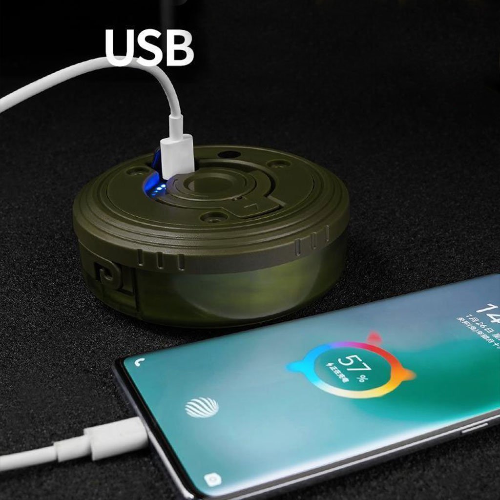 مصباح تخييم LED متعدد الوظائف مع شاحن - الصورة 10