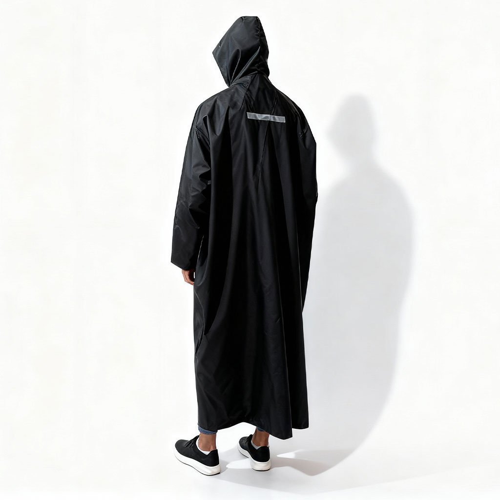 Combinaison de Protection Moto Imperméable V2 – معطف واقي من المطر لسائقي الدراجات - الصورة 3