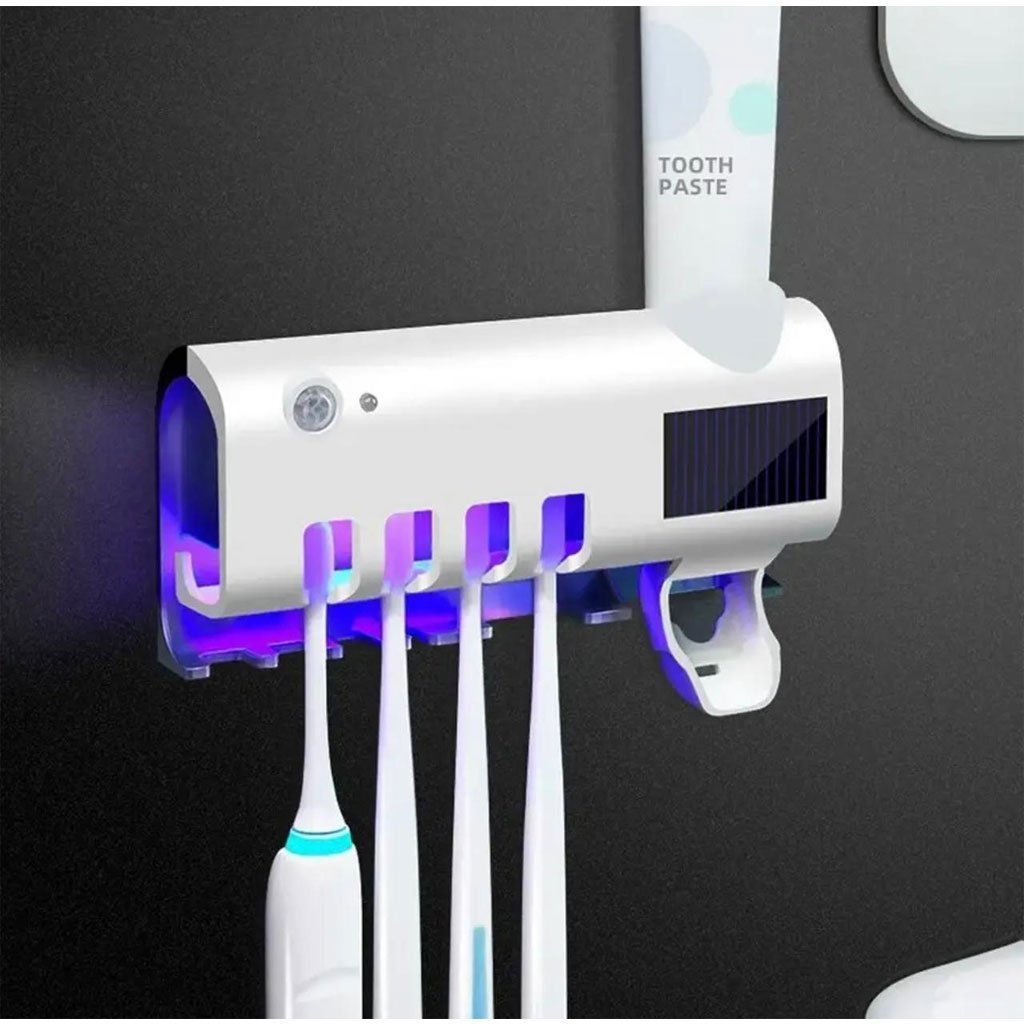 Support de Brosse à Dents UV avec Distributeur Dentifrice - الصورة 3