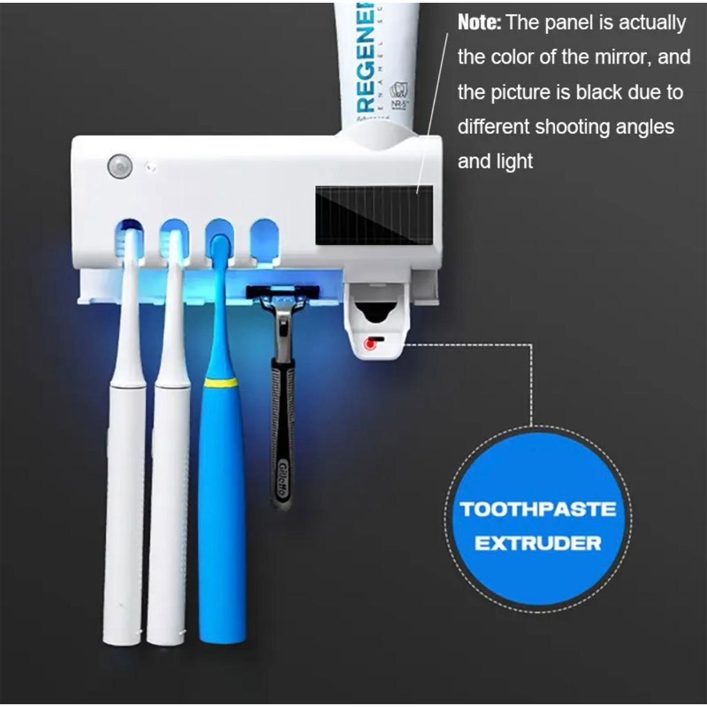 Support de Brosse à Dents UV avec Distributeur Dentifrice - الصورة 6