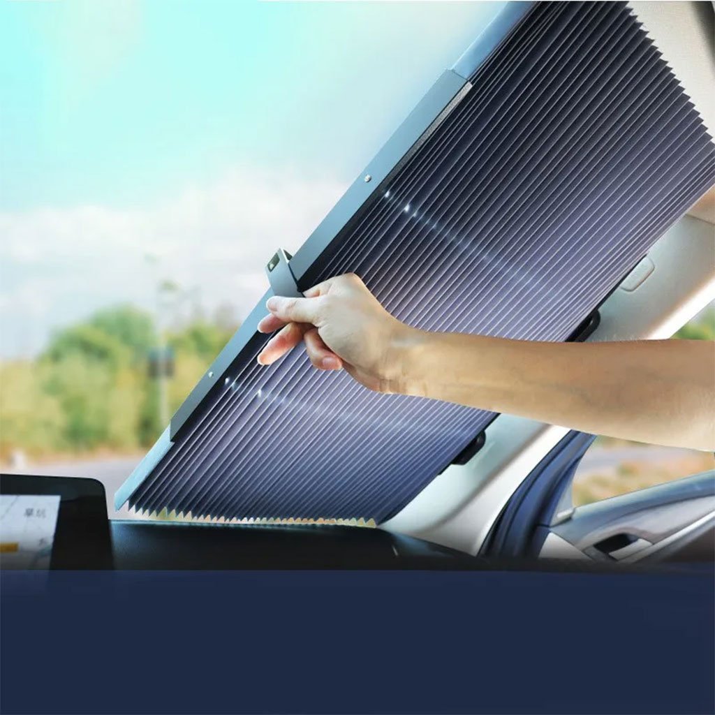 Pare-soleil pour Pare-Brise et Toit de Voitures Rétractable, facile à installer Universel - الصورة 3