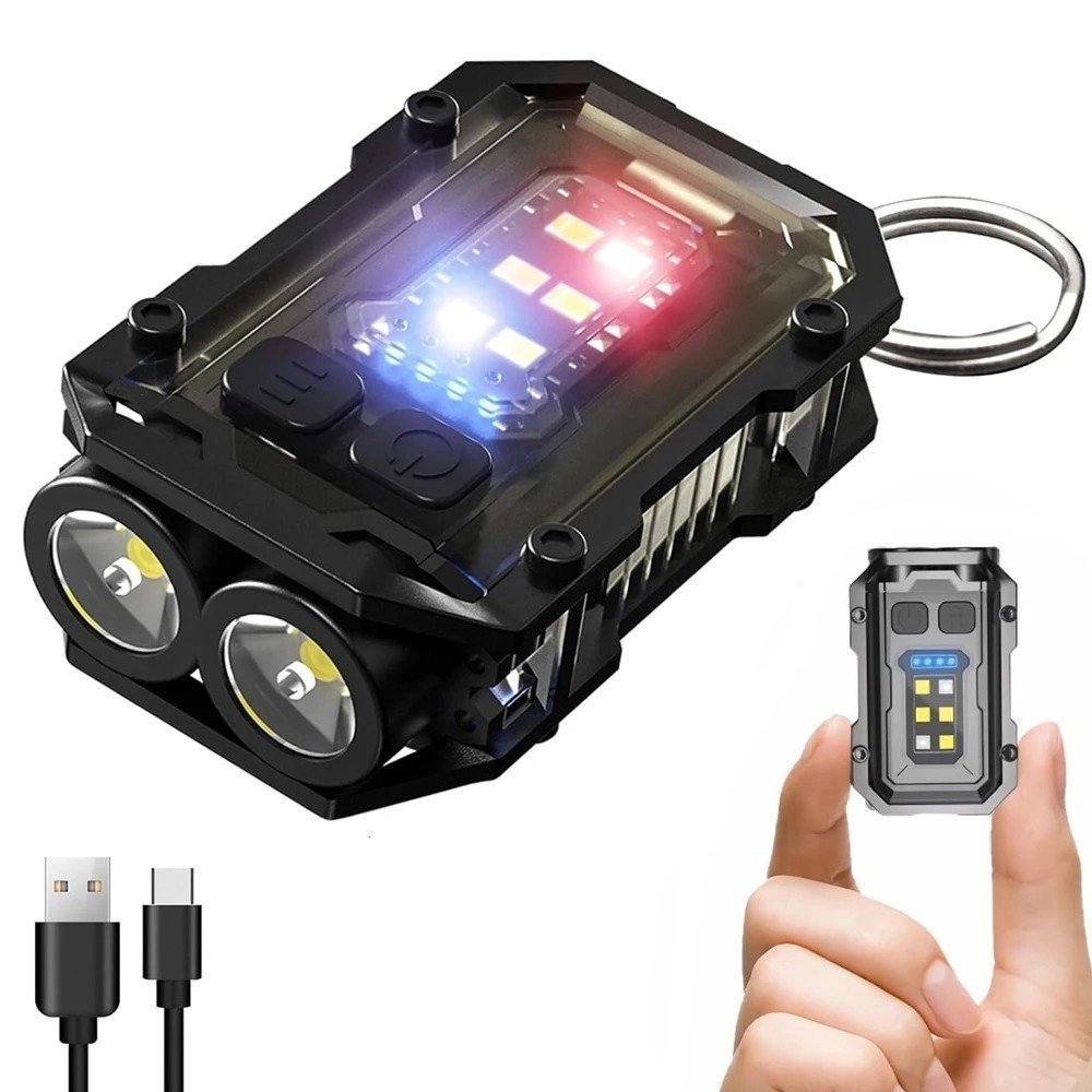Mini Lampe de Poche Porte-Clés Étanche WD-086 – مصباح محمول - الصورة 2