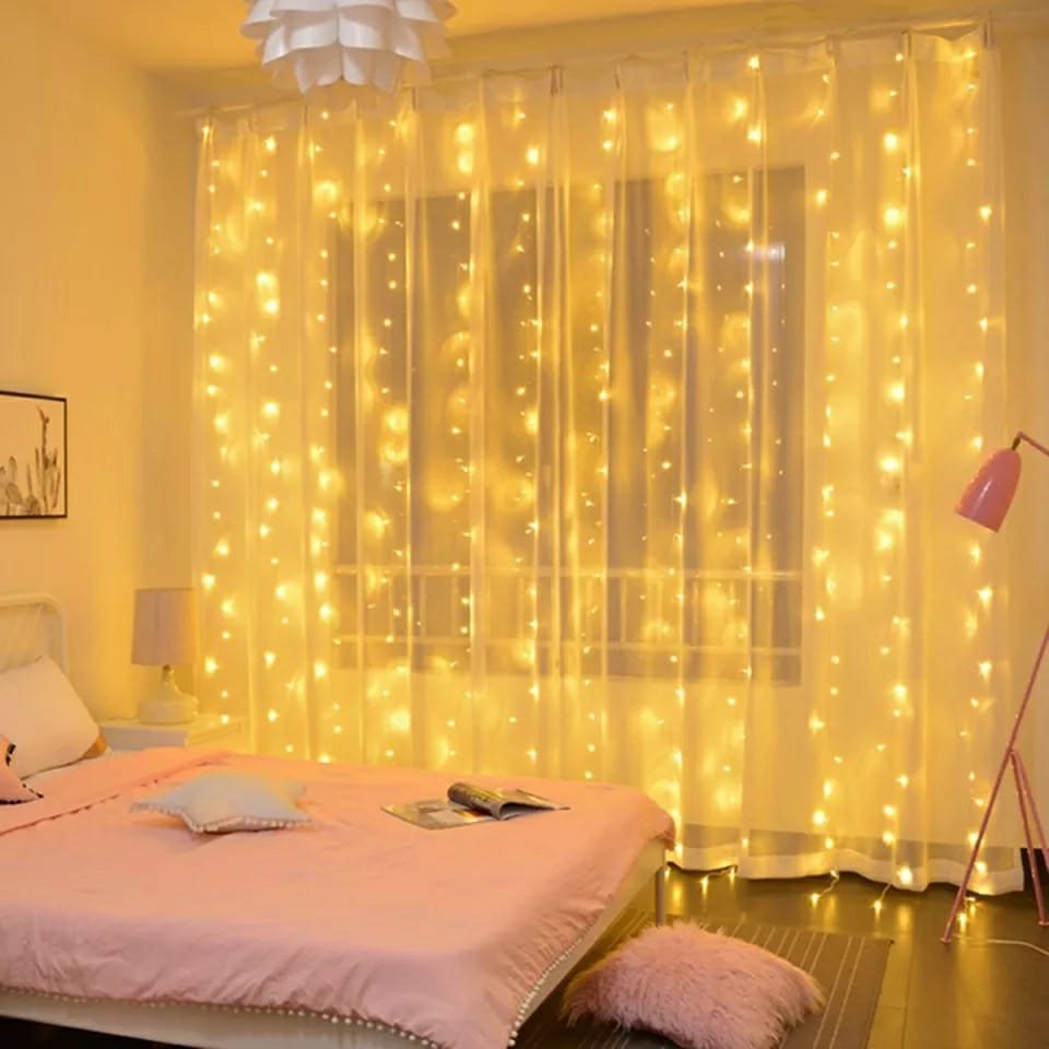 Rideau Lumineux 33 M 220 V pour la décoration extérieure Et des fêtes à la maison