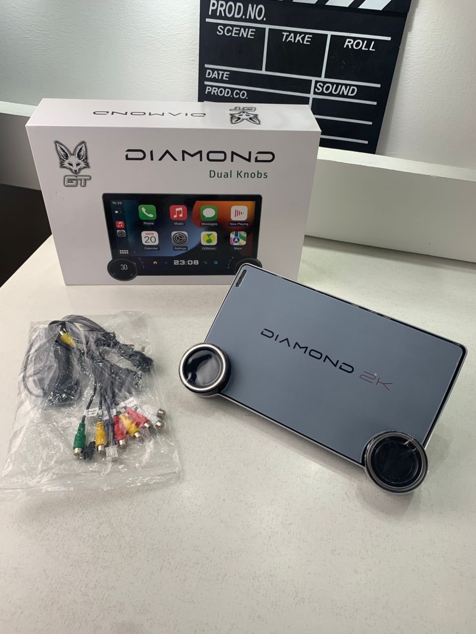 Diamond 2K Écran de voiture Android de 10,1 pouces compatible Apple CarPlay Android Auto – شاشة ذكية للسيارة - الصورة 8