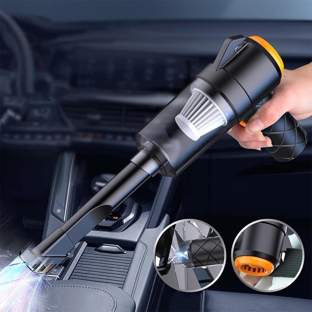 Aspirateur et souffleur 2en1 rechargeable par USB Compact et puissant – مكنسة كهربائية يدوية - الصورة 7