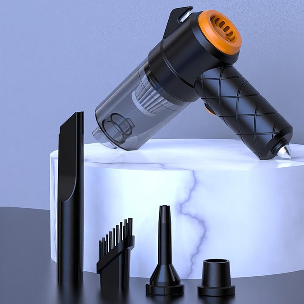 Aspirateur et souffleur 2en1 rechargeable par USB Compact et puissant – مكنسة كهربائية يدوية - الصورة 2