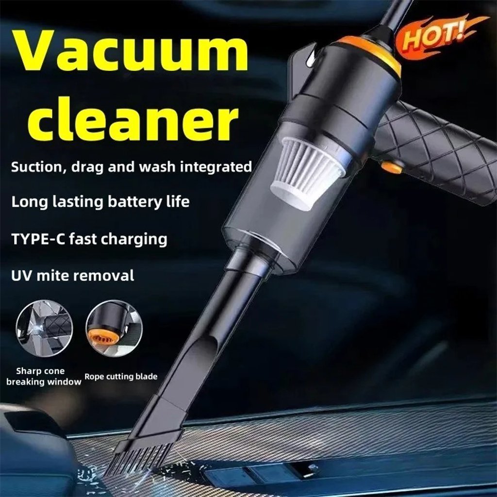 Aspirateur et souffleur 2en1 rechargeable par USB Compact et puissant – مكنسة كهربائية يدوية - الصورة 4