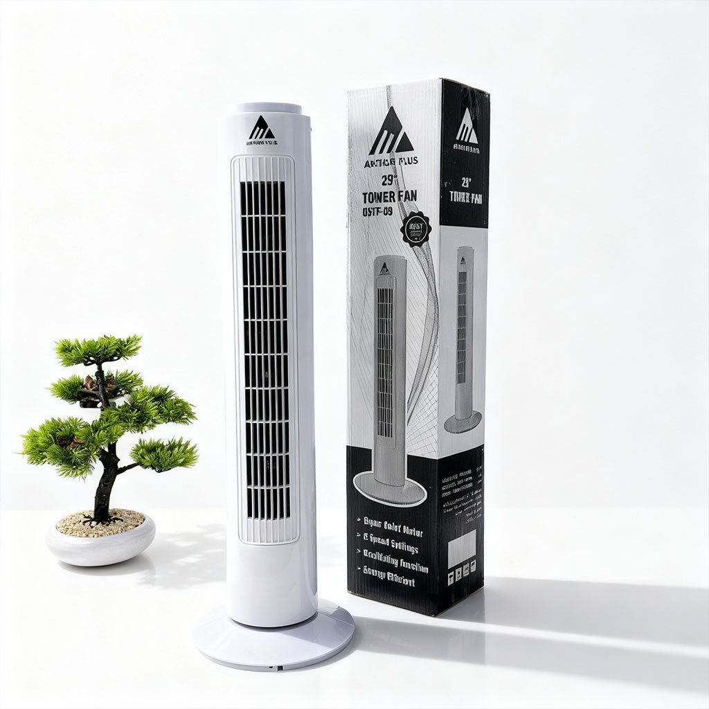 Arthur Plus 29" Tower Fan USTF-09 - مروحة برج آرثر بلس 29 بوصة فائقة الهدوء - الصورة 3