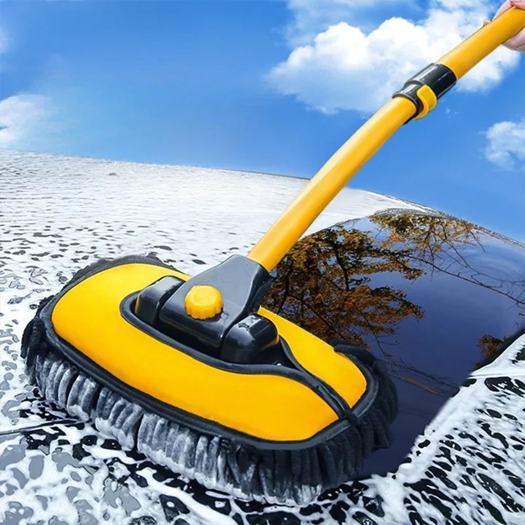 Brosse de lavage de voiture en Microfibre avec poignées extensibles – ممسحة سيارات - الصورة 5