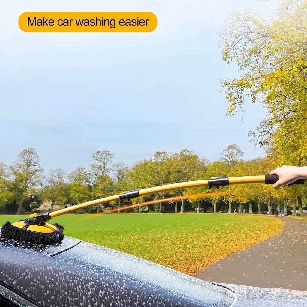 Brosse de lavage de voiture en Microfibre avec poignées extensibles – ممسحة سيارات - الصورة 2