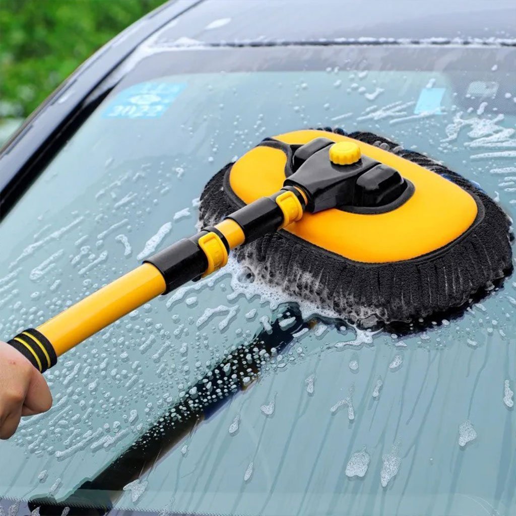 Brosse de lavage de voiture en Microfibre avec poignées extensibles – ممسحة سيارات - الصورة 4