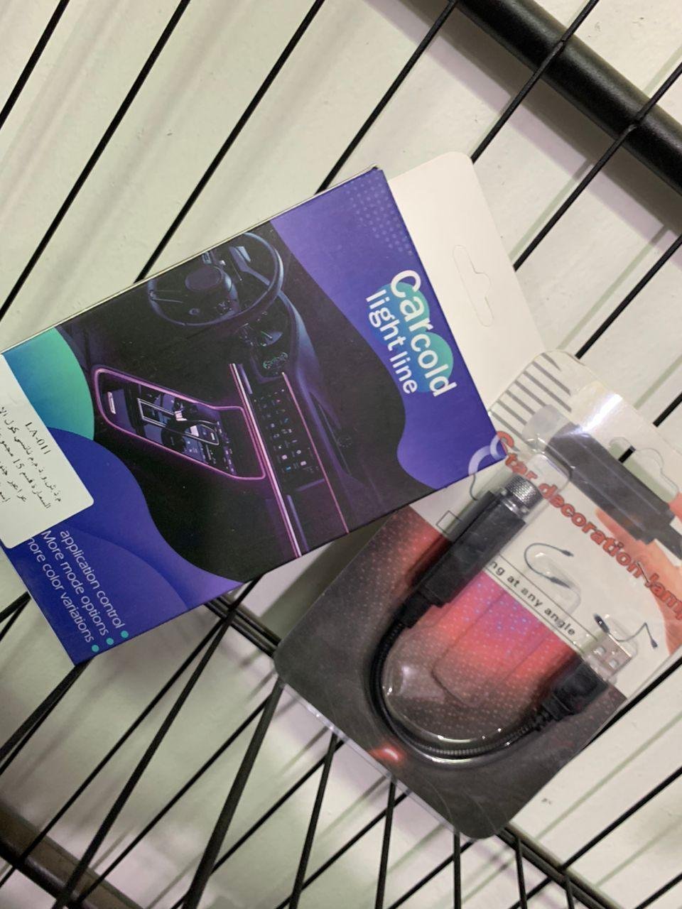 ⁦Bande lumineuse Fibre optique Led fluo RGB USB + Mini projecteur LED Gratuit⁩ - الصورة ⁦4⁩