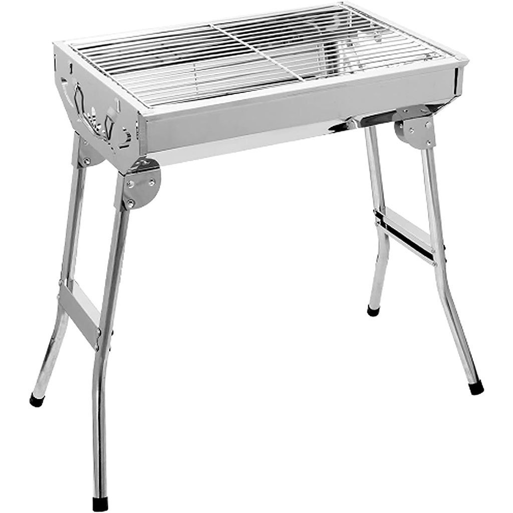 Barbecue Pliable en Acier Inoxydable pour Camping – شواية محمولة - الصورة 2