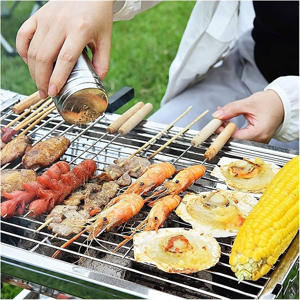 Barbecue Pliable en Acier Inoxydable pour Camping – شواية محمولة - الصورة 5