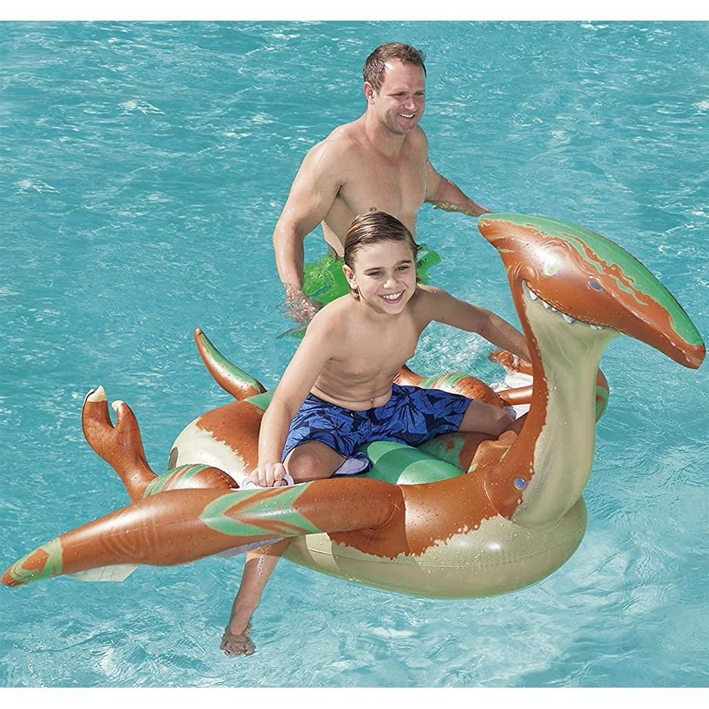 Bouée Gonflable Dinosaur Pour Enfants 135 x 198 cm Bestway #41105 - الصورة 4