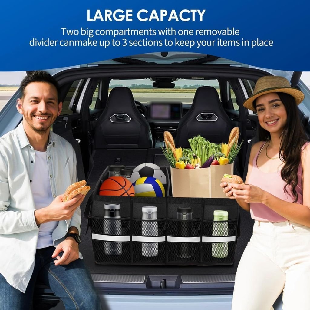 Organisateur de Coffre Pliable et Imperméable avec Multi-Compartiments – صندوق تنظيم الأغراض قابل للطي ومقاوم للماء - الصورة 6