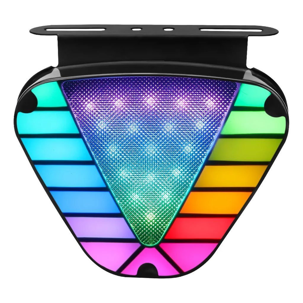 Feu arrière clignotant triangulaire à LED multicolore 2PCS – مصباح إشارة متعدد الألوان - الصورة 2