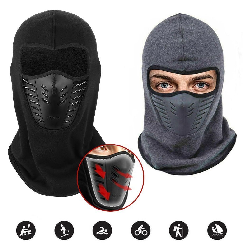 Pack Moto Hiver Cagoule Excefore en Polaire + Gants Pro Biker respirants avec protections antidérapantes - الصورة 8