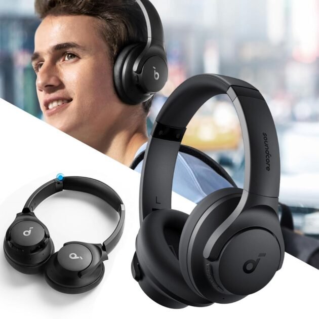 Casque Sans Fil Anker Q20i avec Réduction de Bruit Active - سماعات الرأس اللاسلكية بتقنية إلغاء الضوضاء