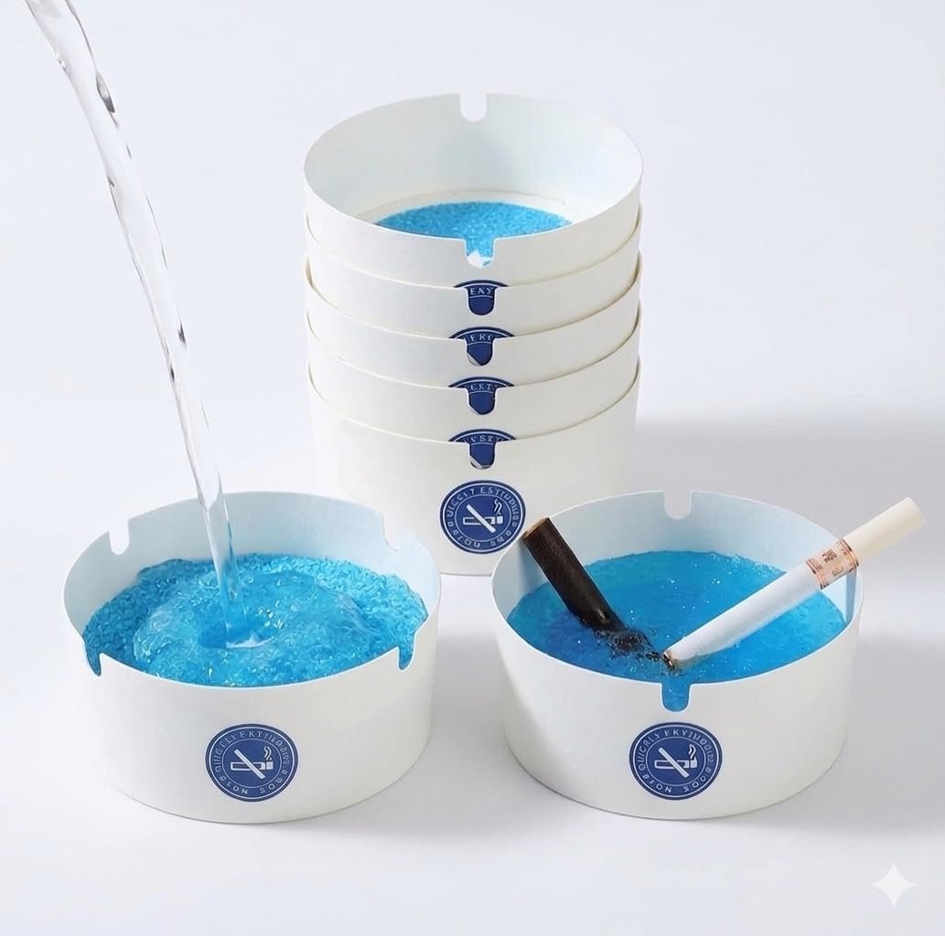 Cendrier Jetable Magique Anti-Odeur et Fumée Pack 25Pcs - منفضة السجائر الجيل المضادة للدخان والروائح - الصورة 9
