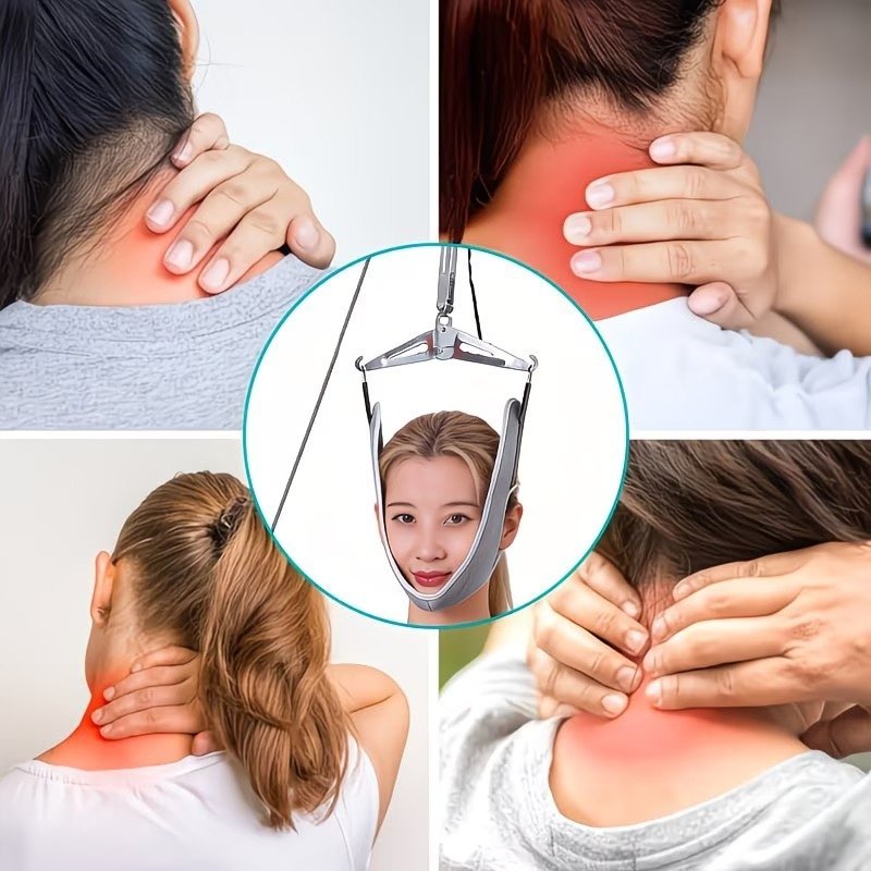⁦Cervical Traction Frame - موسع عنق قابل للتعديل مع خطاف بارتفاع قابل للتحكم⁩ - الصورة ⁦6⁩