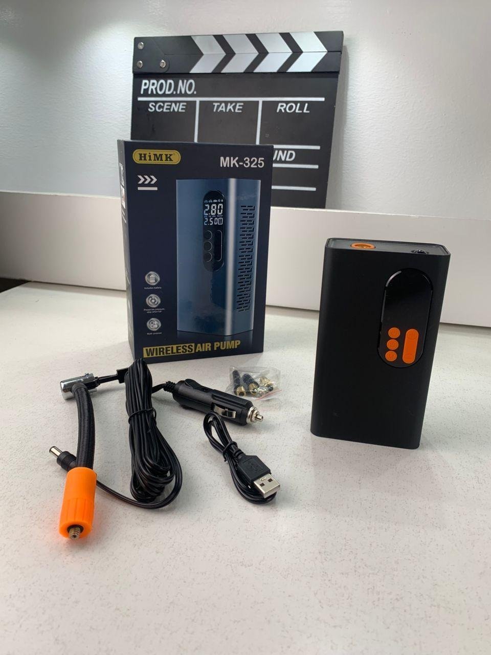 Compresseur À Air Portatif 150 PSI Rechargeable avec Lampe LED – جهاز نفخ عجلات محمول - الصورة 8