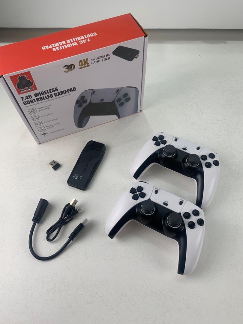 Console de jeu vidéo M8 Pro Game Stick, 4K HDMI HD, 2.4G, manette sans fil pour PS1, David, GB, GBA, arcade, console de jeu TV rétro, plus de 20000 jeux - الصورة 2