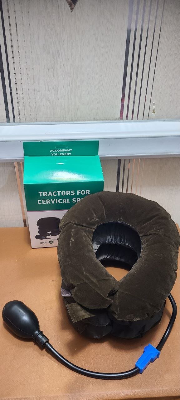 Coussin Cervical Gonflable a 3 niveaux - الصورة 2