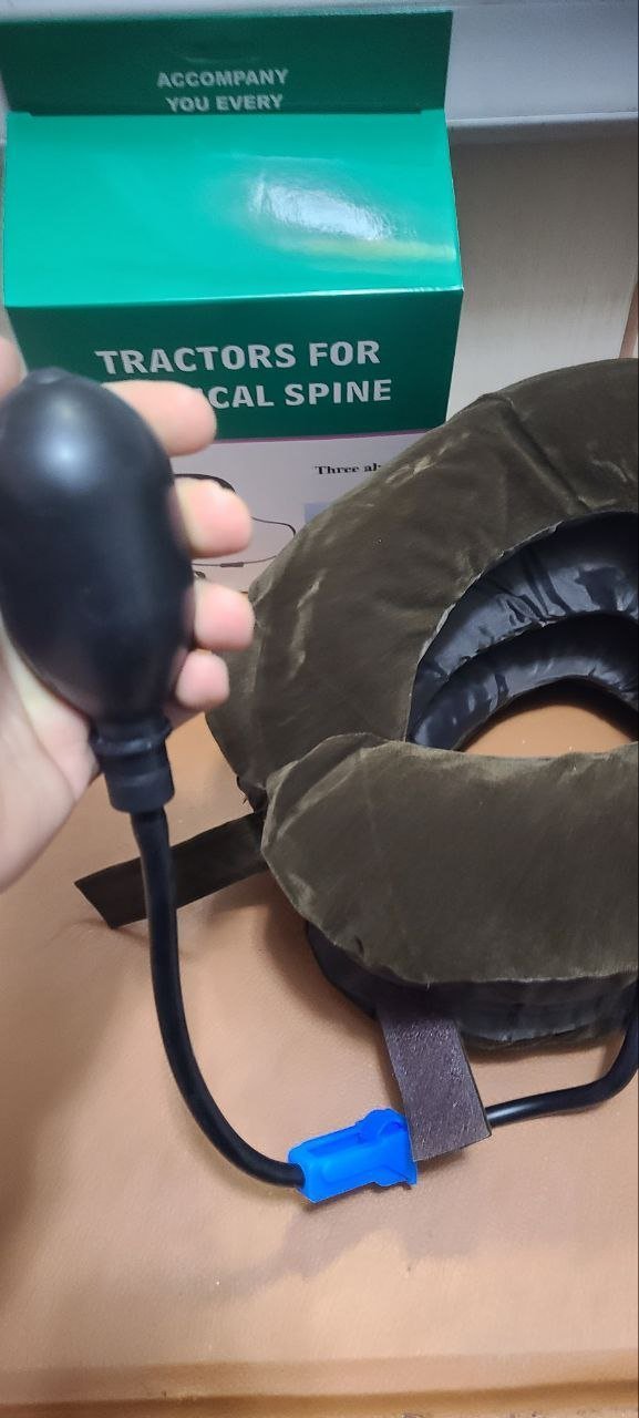 Coussin Cervical Gonflable a 3 niveaux - الصورة 5