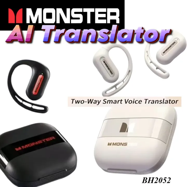 ⁦Écouteurs sans fil Monster Aura Fit GT29 Open-Back Ai Traduction - سماعات اللاسلكية بنظام الترجمة⁩ - الصورة ⁦3⁩