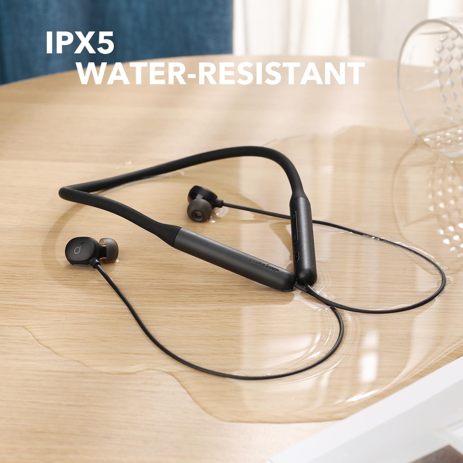 ⁦Écouteurs tour de cou Bluetooth Anker Soundcore Life U2 24 h d’autonomie - سماعات رياضية أصلية⁩ - الصورة ⁦5⁩