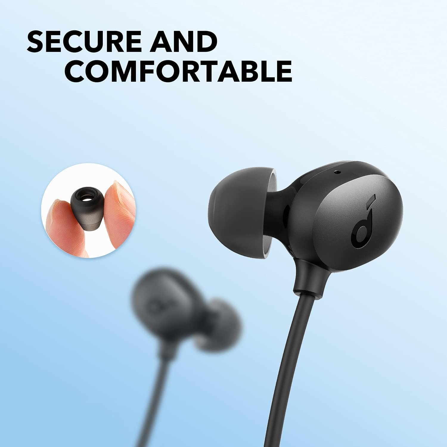 ⁦Écouteurs tour de cou Bluetooth Anker Soundcore Life U2 24 h d’autonomie - سماعات رياضية أصلية⁩ - الصورة ⁦8⁩