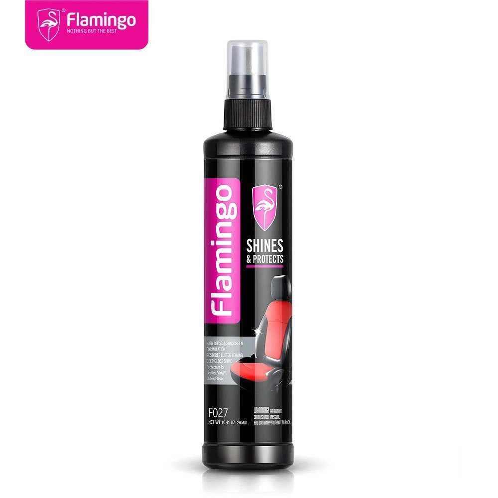 FLAMINGO Brillance ET Protection Intérieure pour Voitures 295 ml – منظف مقاعد الجلدية للسيارات - الصورة 7