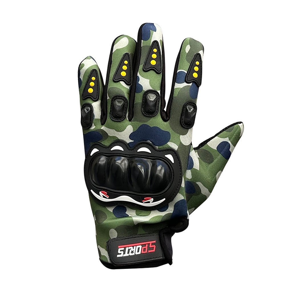Gants de Moto Respirants Pro Biker à Doigts Longs V2 – قفازات إحترافية للدرجات النارية - الصورة 4