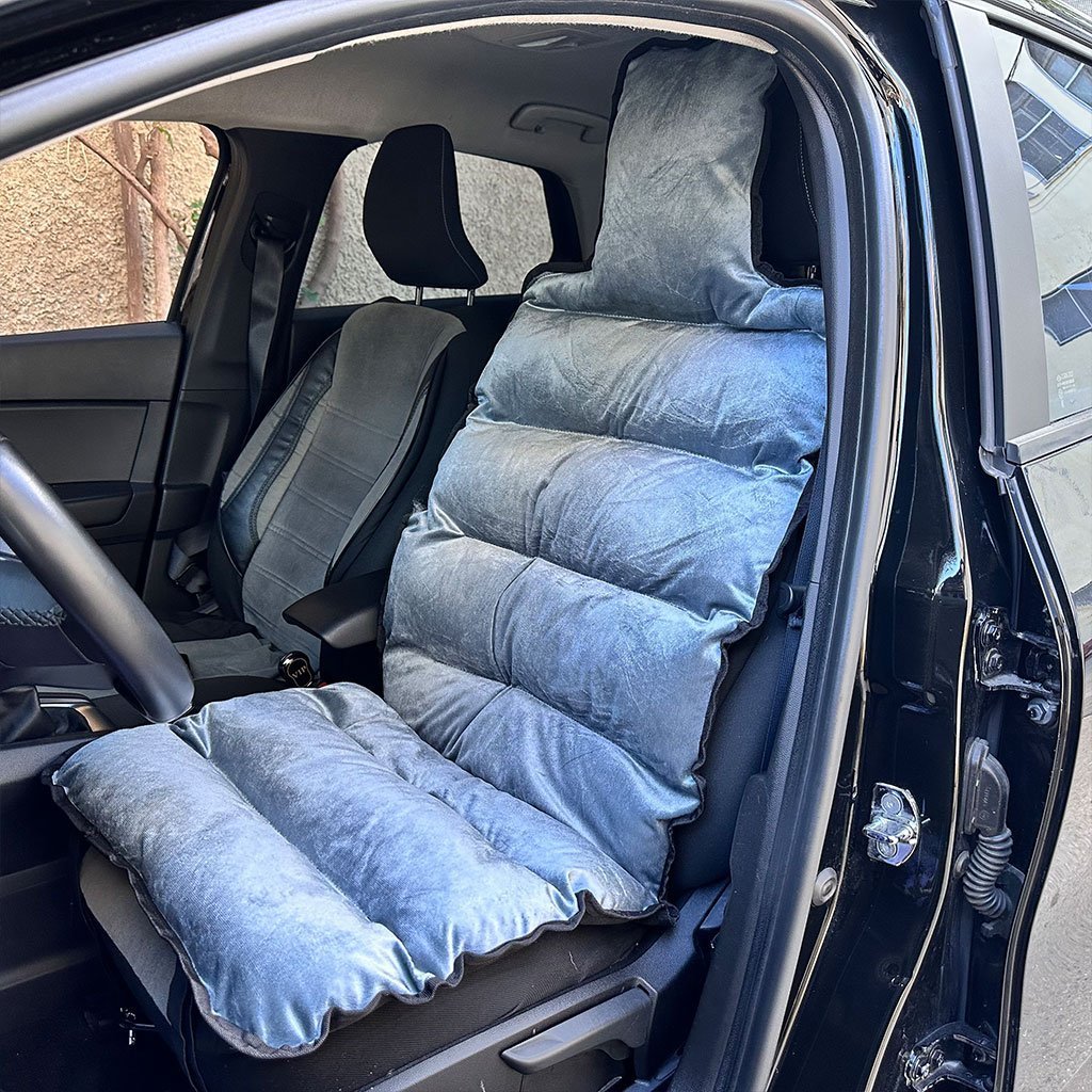 Housse de Protection Siège Auto en Velours Rembourrée Confortable et Moelleux – فرشة مقعد السيارة جد مريحة - الصورة 4