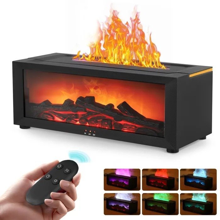 ⁦Humidificateur Effet Flamme 7 Couleurs - مرطب الهواء بتأثير اللهب الواقعي⁩ - الصورة ⁦8⁩
