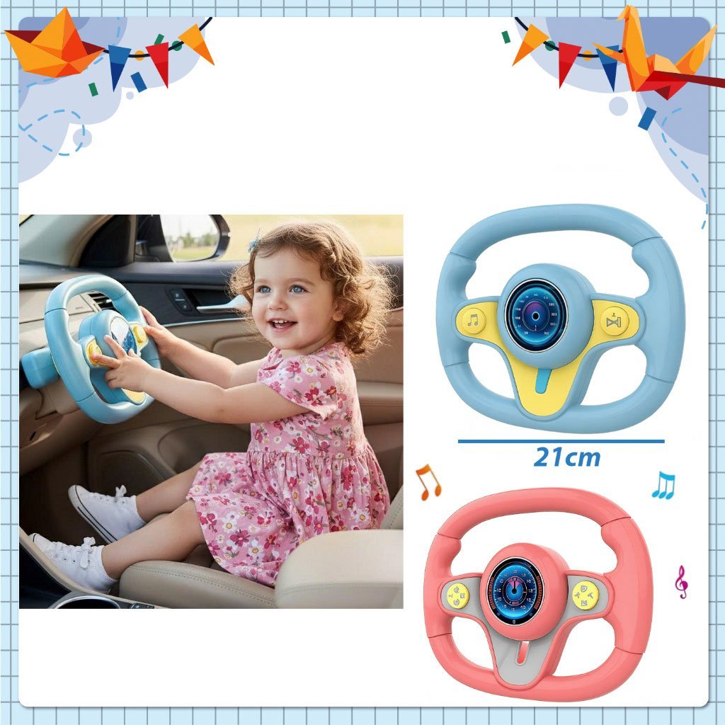⁦Jouet Volant Interactif pour Enfants KX3702 - لعبة مقود القيادة التفاعلية للأطفال (تعليمية وممتعة)⁩ - الصورة ⁦2⁩