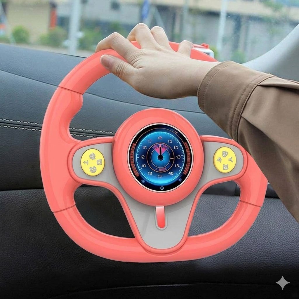 ⁦Jouet Volant Interactif pour Enfants KX3702 - لعبة مقود القيادة التفاعلية للأطفال (تعليمية وممتعة)⁩ - الصورة ⁦4⁩