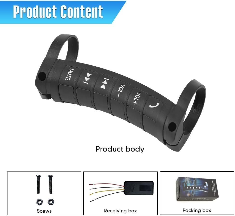 Kit d'installation de boutons de commande au volant pour voitures - أزرار التحكم بالصوت والمقود - الصورة 5