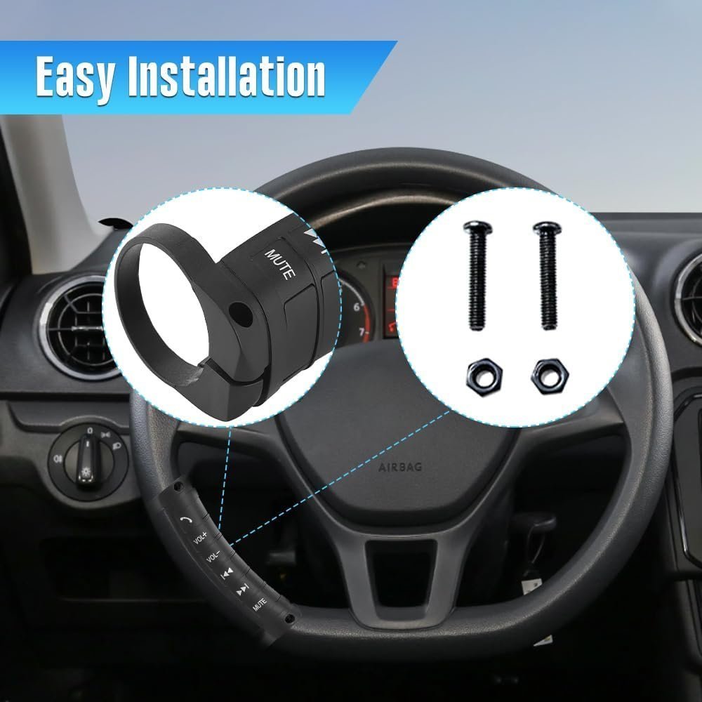 Kit d'installation de boutons de commande au volant pour voitures - أزرار التحكم بالصوت والمقود - الصورة 7