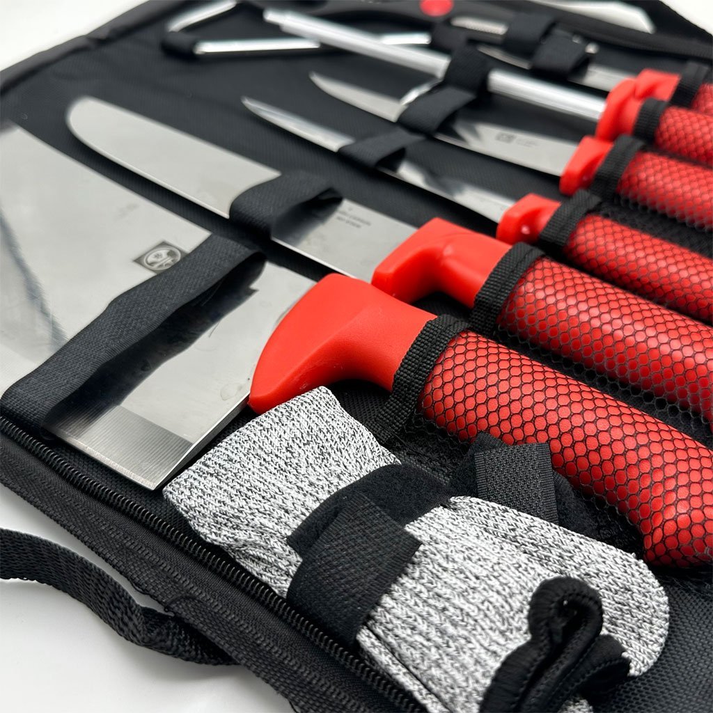 ⁦Kit de Cou-teaux de Dépeçage Professionnel - طقم سكا-كين الجزارة والس-لخ الاحترافي (9 قطع)⁩ - الصورة ⁦4⁩