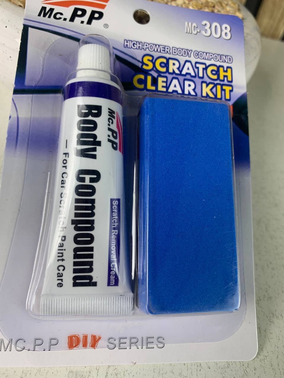 Kit de réparation des rayures pour voitures 3in1 cire de polissage + pâte à polir pour la carrosserie + nettoyant pour peinture - طقم إصلاح خدوش السيارات - الصورة 19