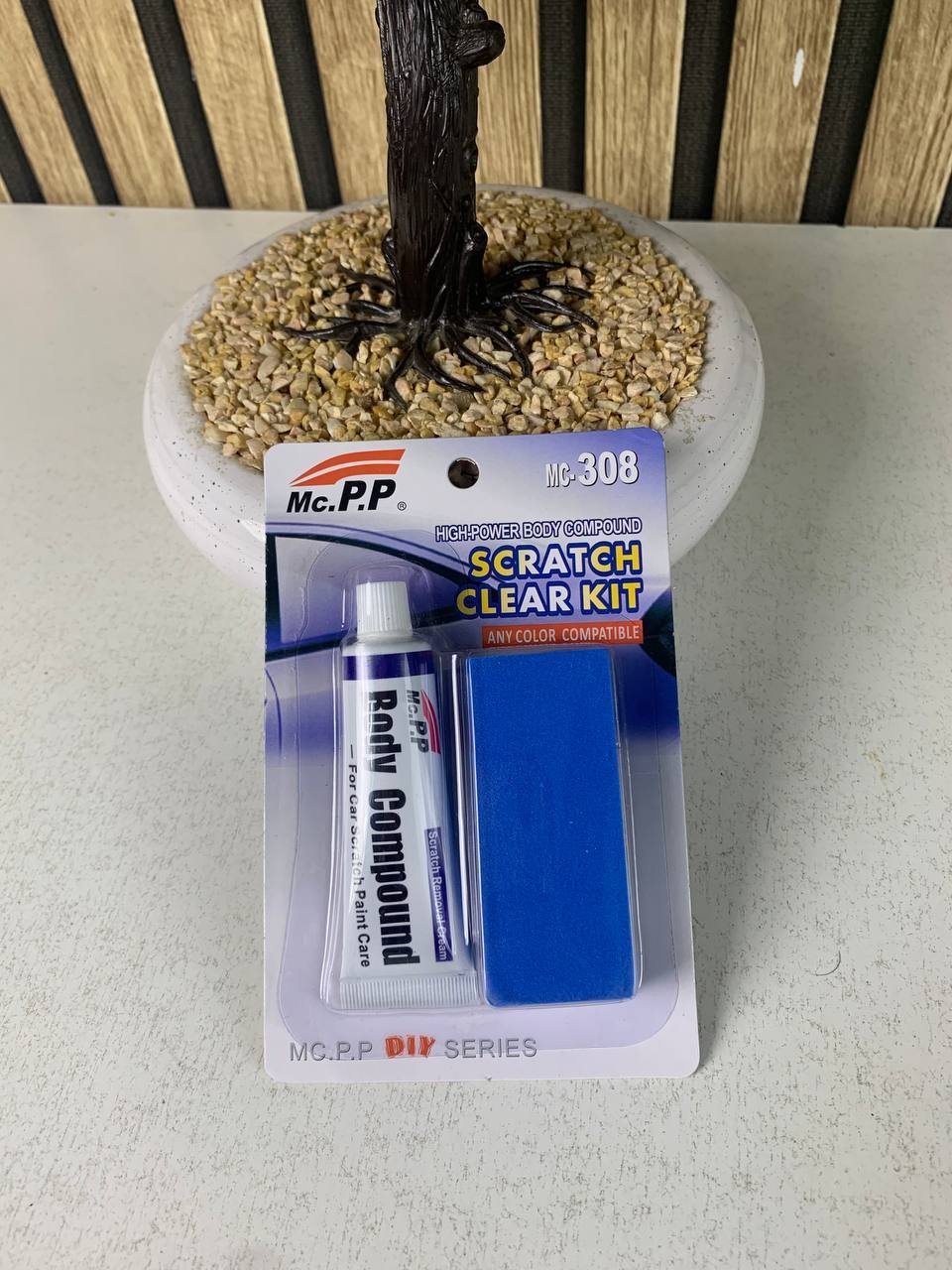 Kit de réparation des rayures pour voitures 3in1 cire de polissage + pâte à polir pour la carrosserie + nettoyant pour peinture - طقم إصلاح خدوش السيارات - الصورة 20