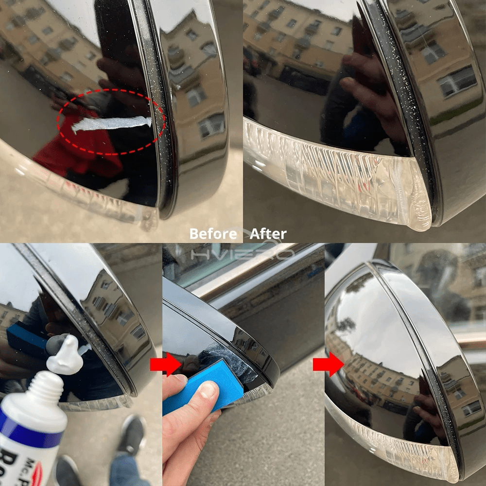 Kit de réparation des rayures pour voitures 3in1 cire de polissage + pâte à polir pour la carrosserie + nettoyant pour peinture - طقم إصلاح خدوش السيارات - الصورة 9