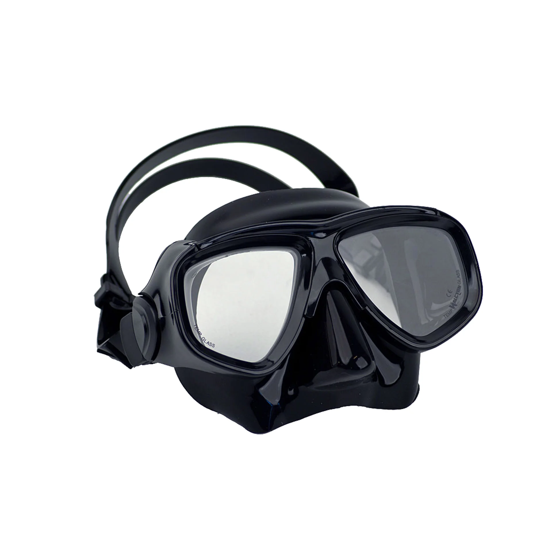 ⁦Kit de Snorkeling Masque en Verre Trempé Anti-Fuite et Tuba Flexible Grand Diamètre - طقم قناع الغوص أنبوب تنفس مرن⁩ - الصورة ⁦2⁩