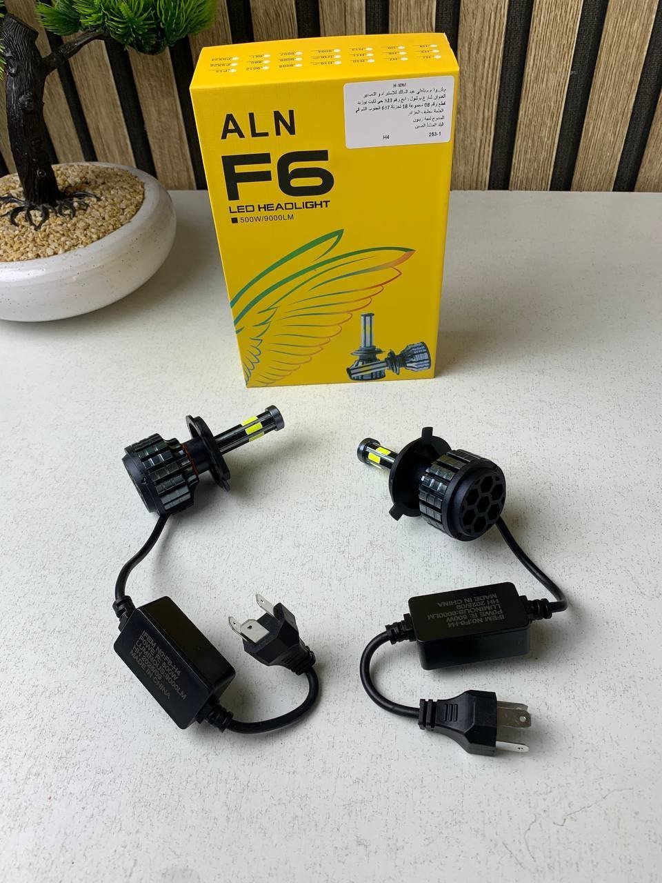 Kit Lampe de phare F6 H4 LED 6 Directions 6500K - مصابيح إضاءة أمامية للسيارات - الصورة 12